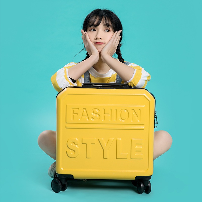 女性用荷物 ins18 インチ小型搭乗パスワードボックス日本と韓国の個性的な子供用トロリースーツケース 1 個