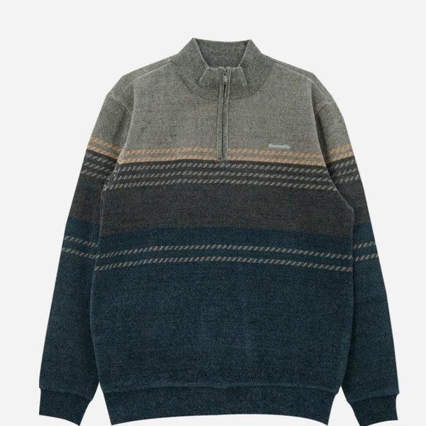 シェニールパターンハーフジップ起毛ニットCDAABKW4361340_IC