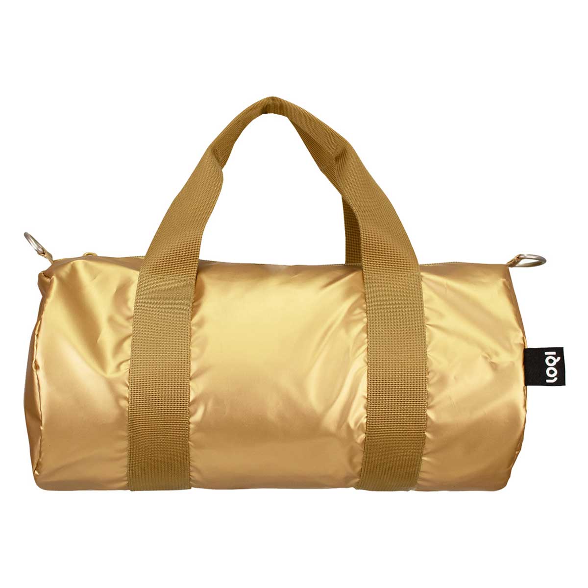ショルダーバッグ ドラムバッグ 撥水加工 LOQI Mini Weekender ローキー ボストンバッグ ミニウィークエンダー メタリック マットゴールド