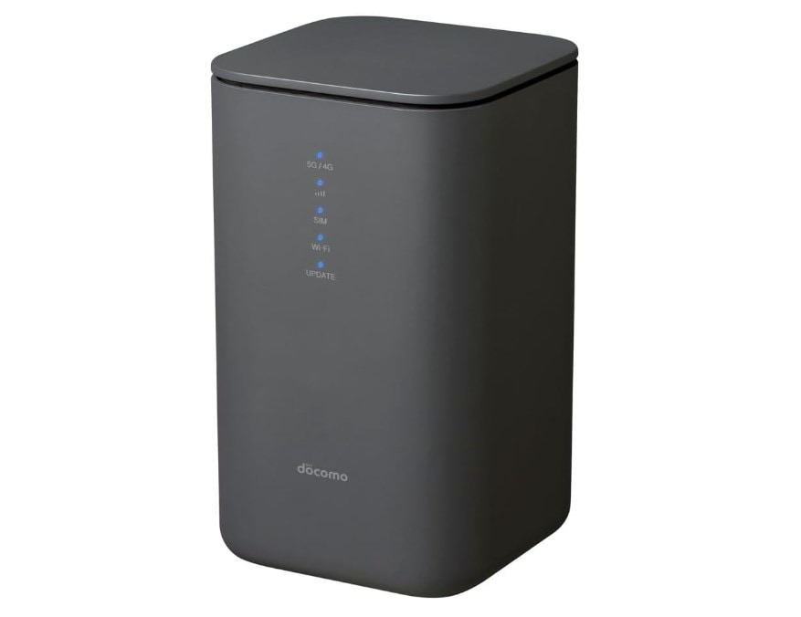 docomo home 5G HR02 ルーター 新品未使用品 ダークグレー 20AM