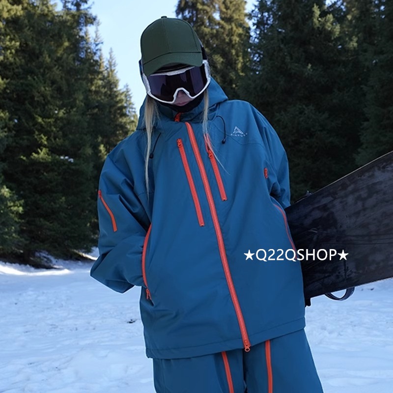スノーボードウェア 2024 2025 上下セット メンズ レディース つなぎ パンツ ズボン ジャケット アウター ウィンタースポーツ 3Lセットアップ スキーウェア スノボウェア 韓国風防水 8,769円