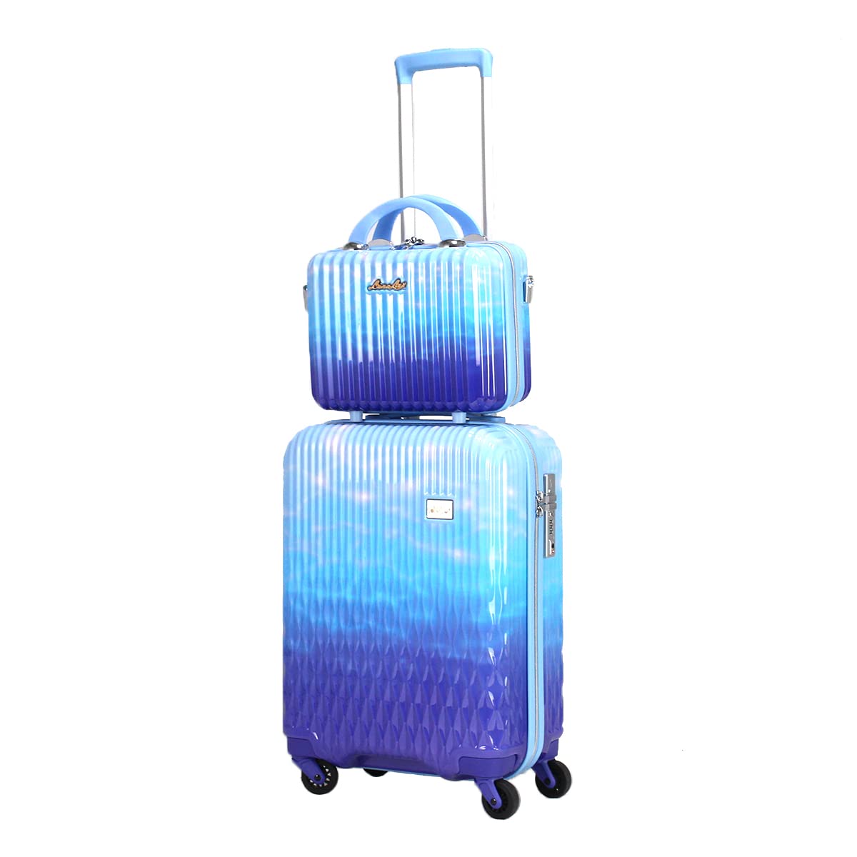 [シフレ] スーツケース ウォータースカイ ハードジッパー 小型 Sサイズ 付き LUN2116-48 機内持ち込み可 32L 48 cm 2.8kg 内装抗菌 TSAロック ウォータースカイSサイズ