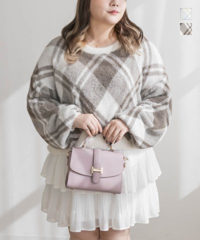 大きいサイズ レディース LL 3L 4L XL XXL XXXL チェック柄