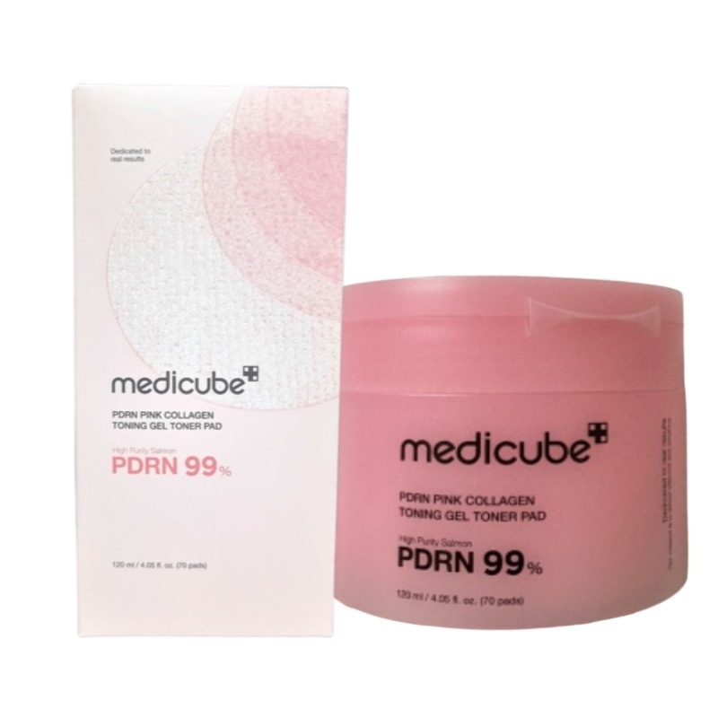 PDRN ピンクコラーゲン トーニングジェル トナーパッド 70枚×2個
