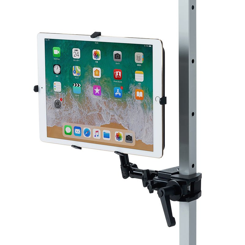 9.7～13インチ対応iPad タブレット用支柱取付けアーム CR-LATAB27