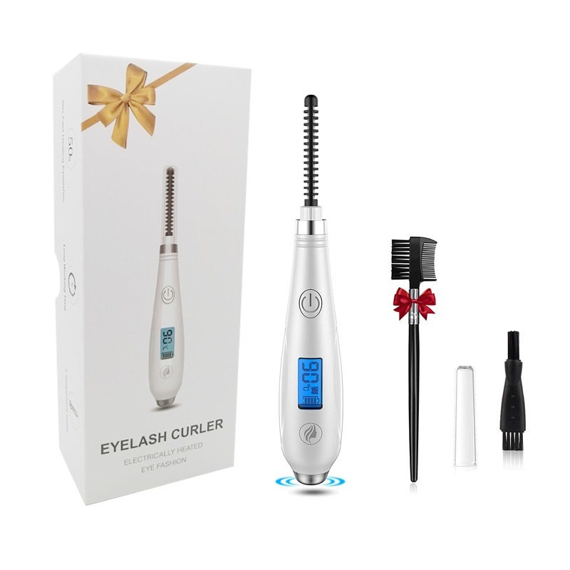 デジタルディスプレイ付き電動まつげカーラーセラミック電熱式つけまつげ・つけまつげ用まつげカーラーセットカーリング美容ツール