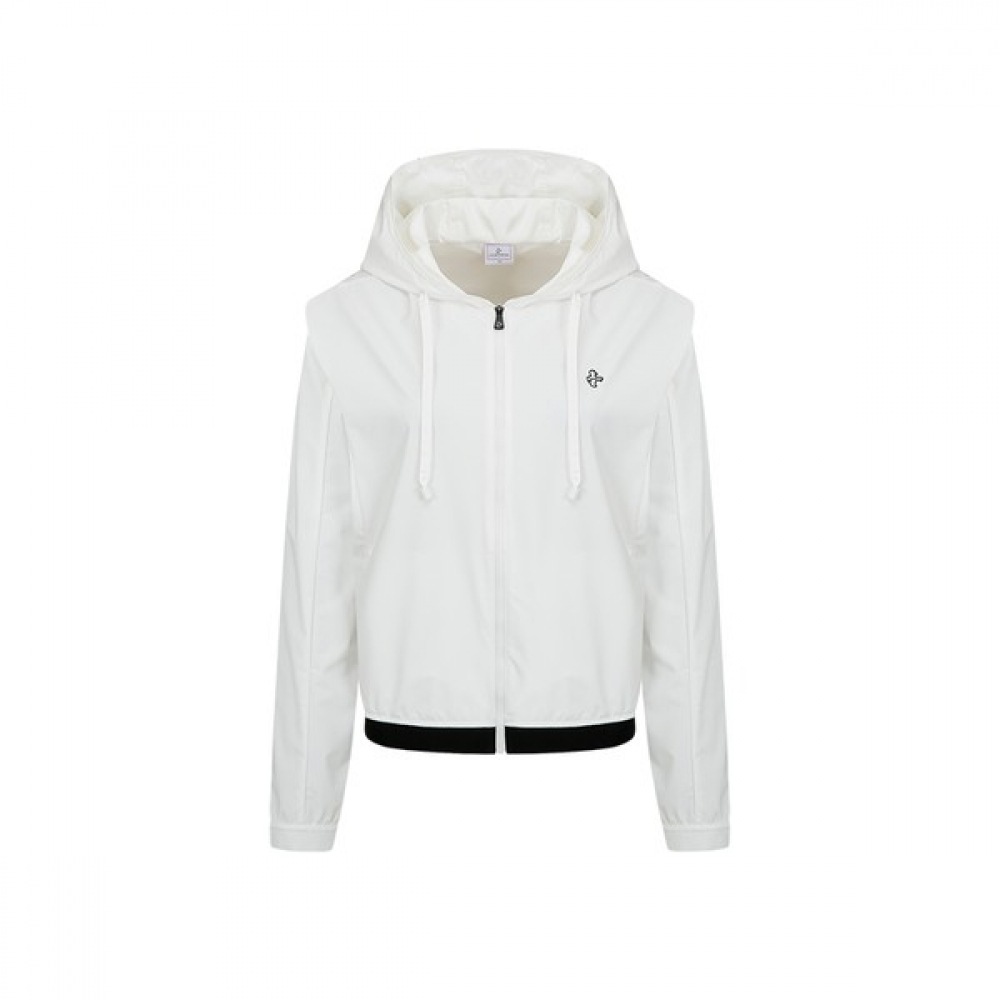 [Louis Castel] レディースストレートフード付きルーズフィットヘムバンドジャンパー 15,509円