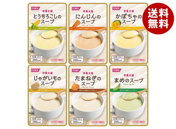 ホリカフーズ 栄養支援スープの詰め合わせ 30(6種/5)＊1箱入＊(2ケース)