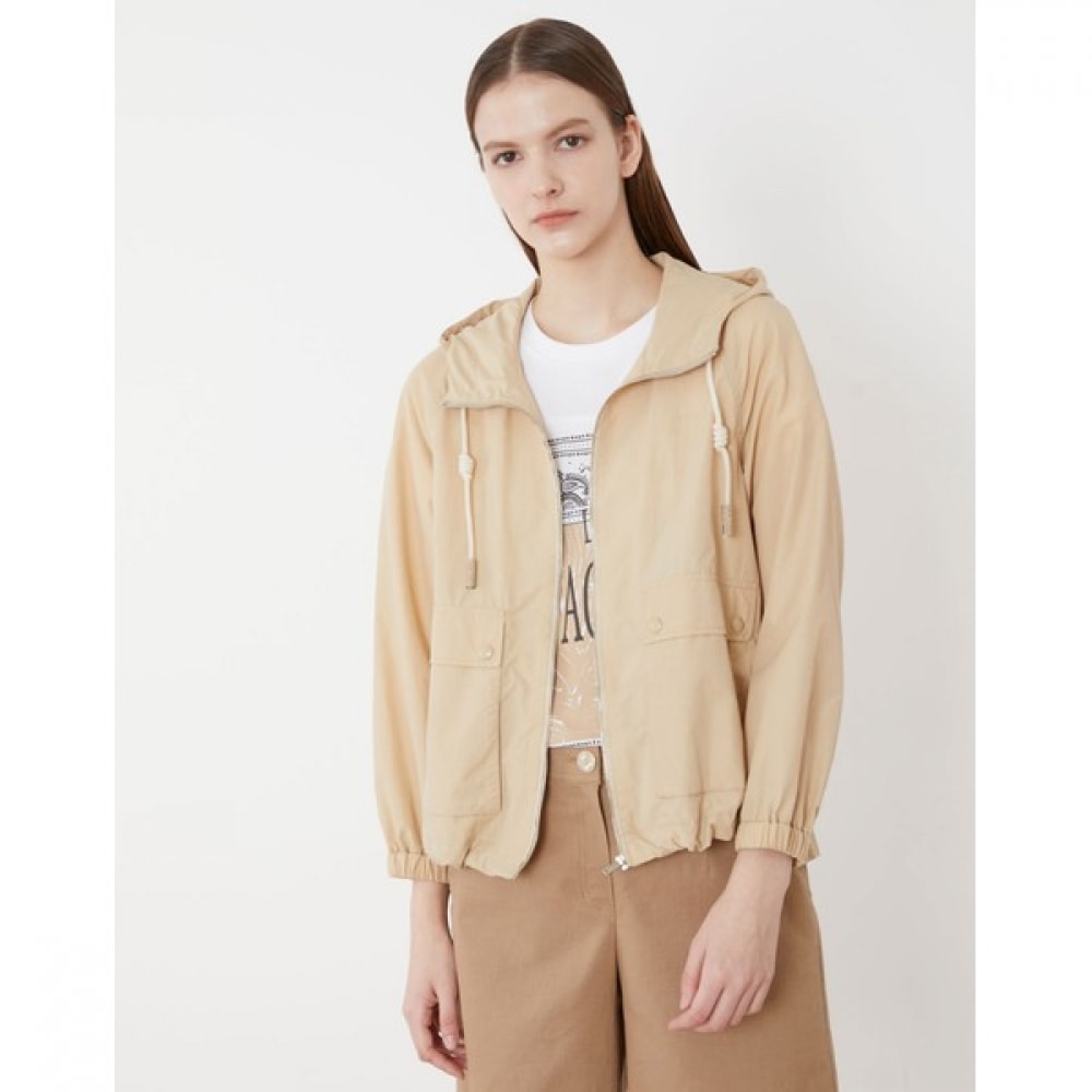 [オリビアローレン] フード付きジップアップジャンパー_VVCCL3M3171