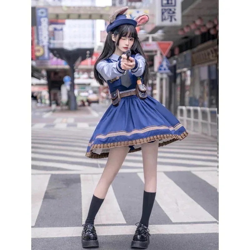 大人バニージュディロリータ 2d ハロウィン漫画キャラクタージュディ Cos コスムセット