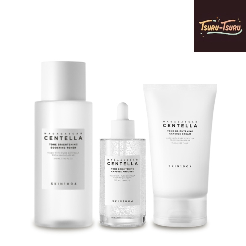 【トーンブライトニング 3種 セット】 ブースティング トナー 210ml +カプセルアンプル 50ml +カプセル クリーム 75ml