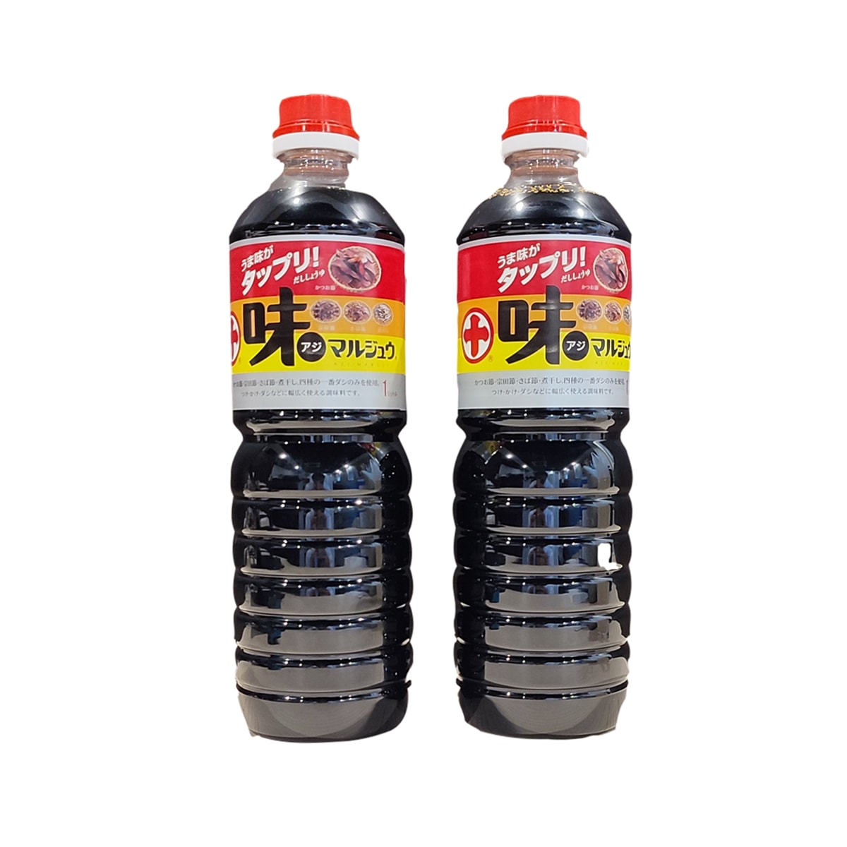 Qoo10] 味マルジュウ 1L 2本セット 丸十醤油 : 食品