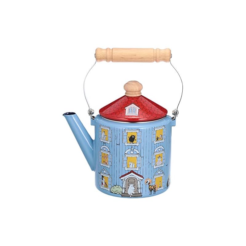 即納：富士ホーロー やかん ケトル 2.0リットル ホーロー IH対応 ムーミンハウス MOH-2.0K