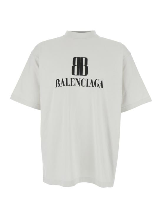 BALENCIAGA Men Tops 764235 TSVU49012 WHITE