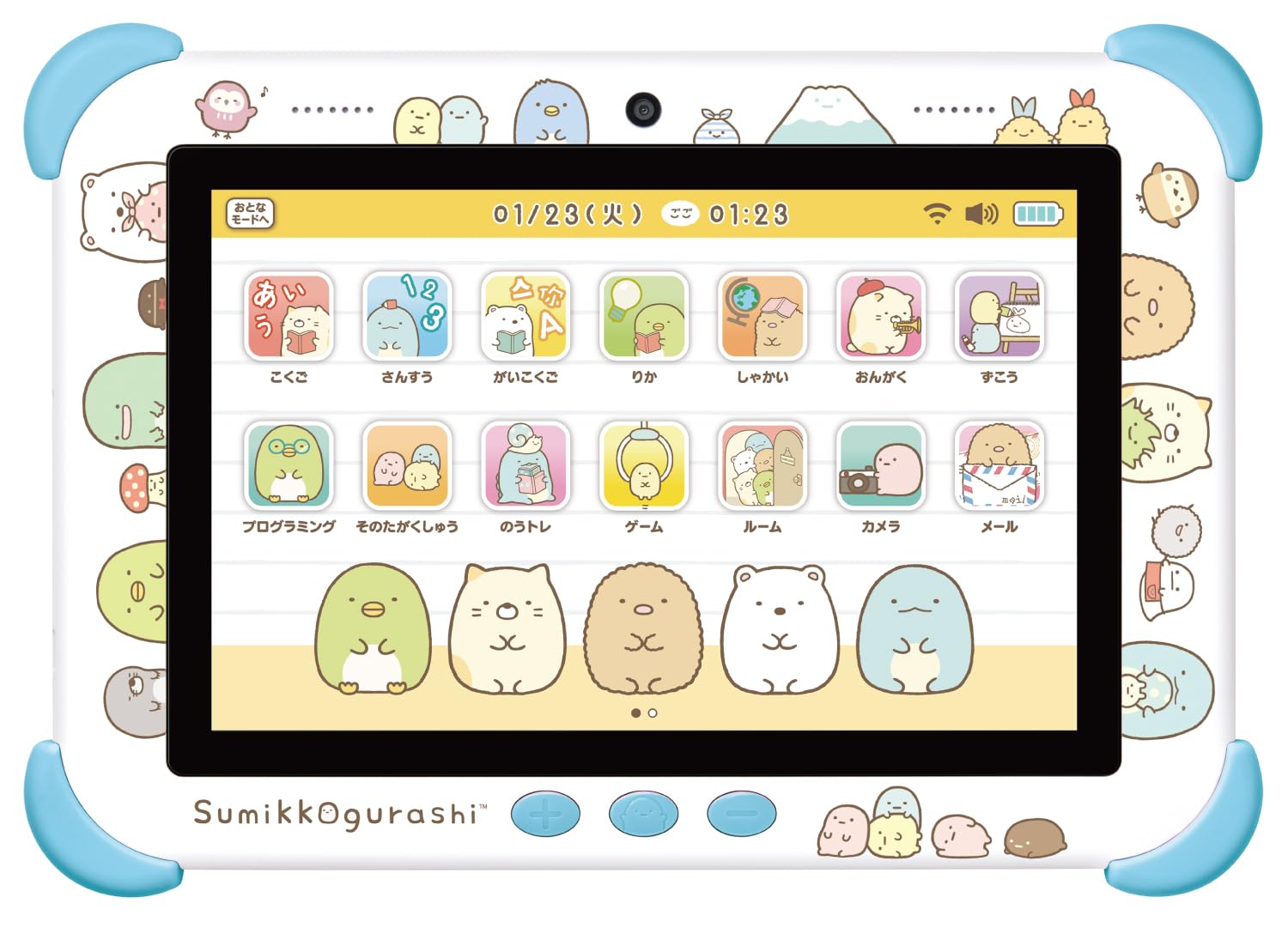 アガツマ(AGATSUMA) すみっコぐらし Wi-Fiでつながる! みんなとつながる! すみっコパッド 対象年齢5歳以上 8インチ ブルー