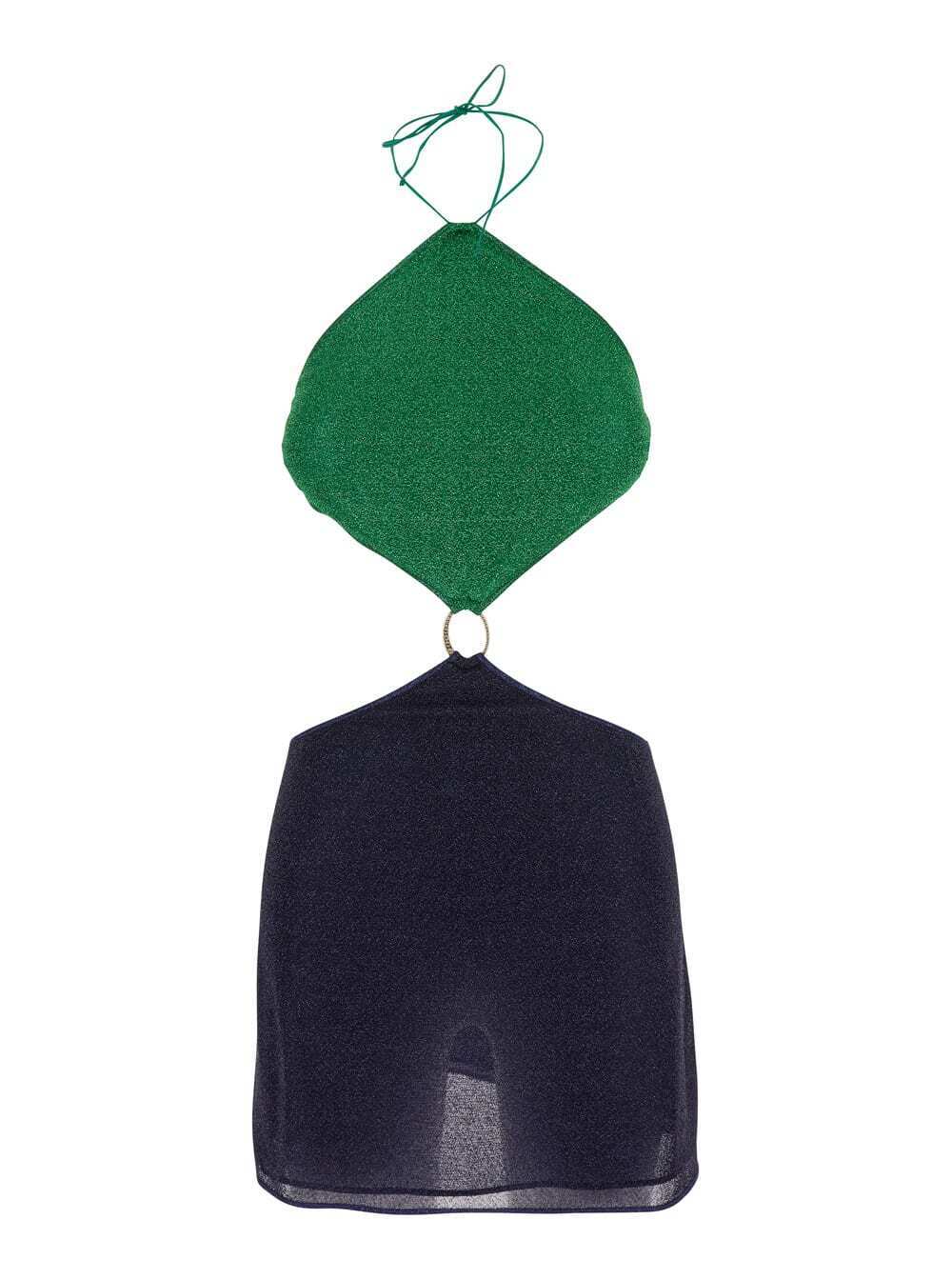 LCS250EMERALDGREENNIGHTBLUE ブルー 春夏2025 ドレス レディース ia
