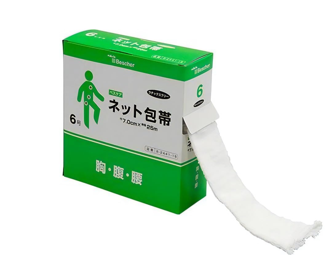 アズワン ベスケア ラテックスフリーネット包帯 6号 8-2441-16