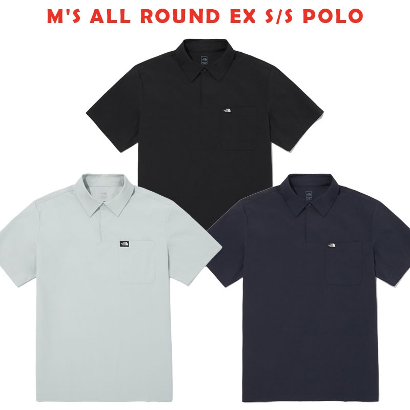 韓国正規品保証 関税負担なし NT7PQ05A MS ALL-ROUND EX S/S POLOデイリー 基本 着装 男子 女子 人気 韓国 ファッション 男女共用 アウトドア