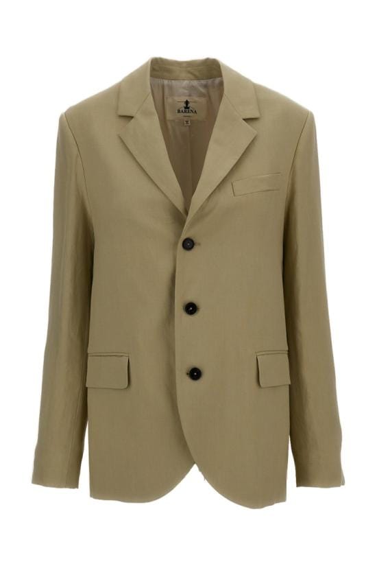 BARENA Women Jackets GID55104149318 Green