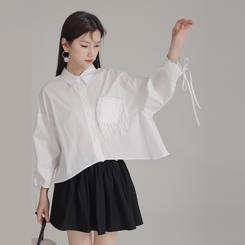 関連商品は店で購入可能 ロングブラウス UVカット レースドッキング ロングT 体型カバー 2024夏新品 日焼け防止 偽2セット 【J.Fashion】 ブラウス 半袖