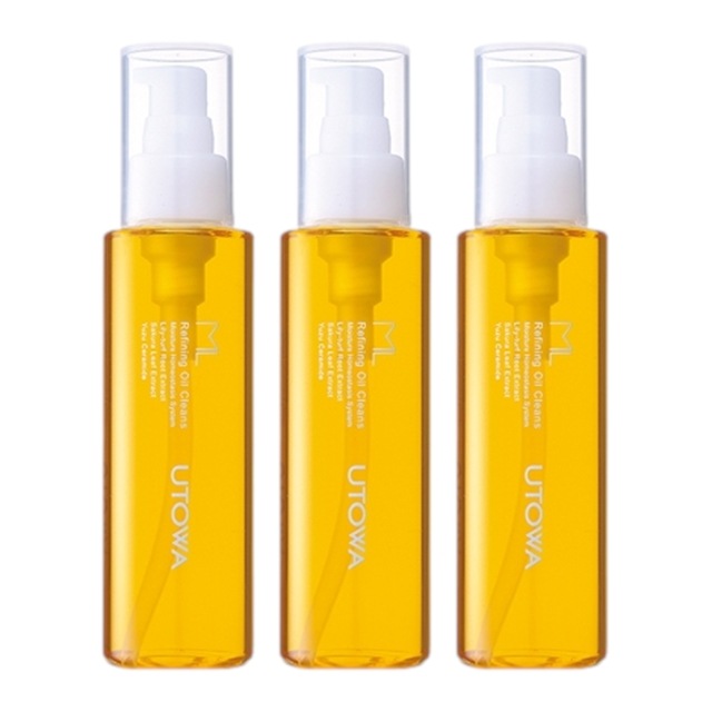 [国内正規品]ウトワ ML リファイニングオイルクレンズ お得な3個セット 120ml x 3 UTOWA オイルクレンジング
