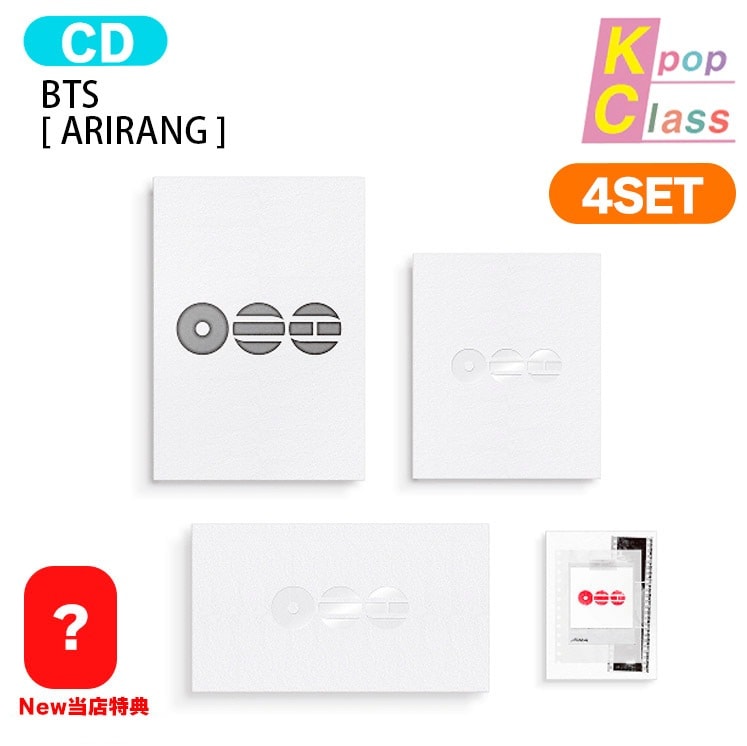 【即発送】国内発送[New当店特典付] BTS [ ARIRANG ] 4種セット The 5th Album / 1次予約