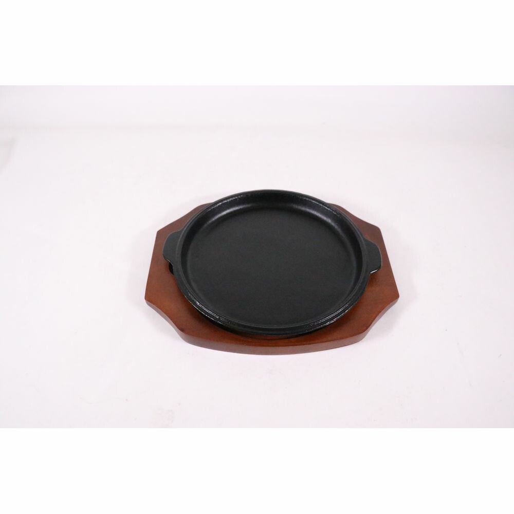 （まとめ買い）カンダ S ステーキ皿 縁付丸型B 21cm [x3]