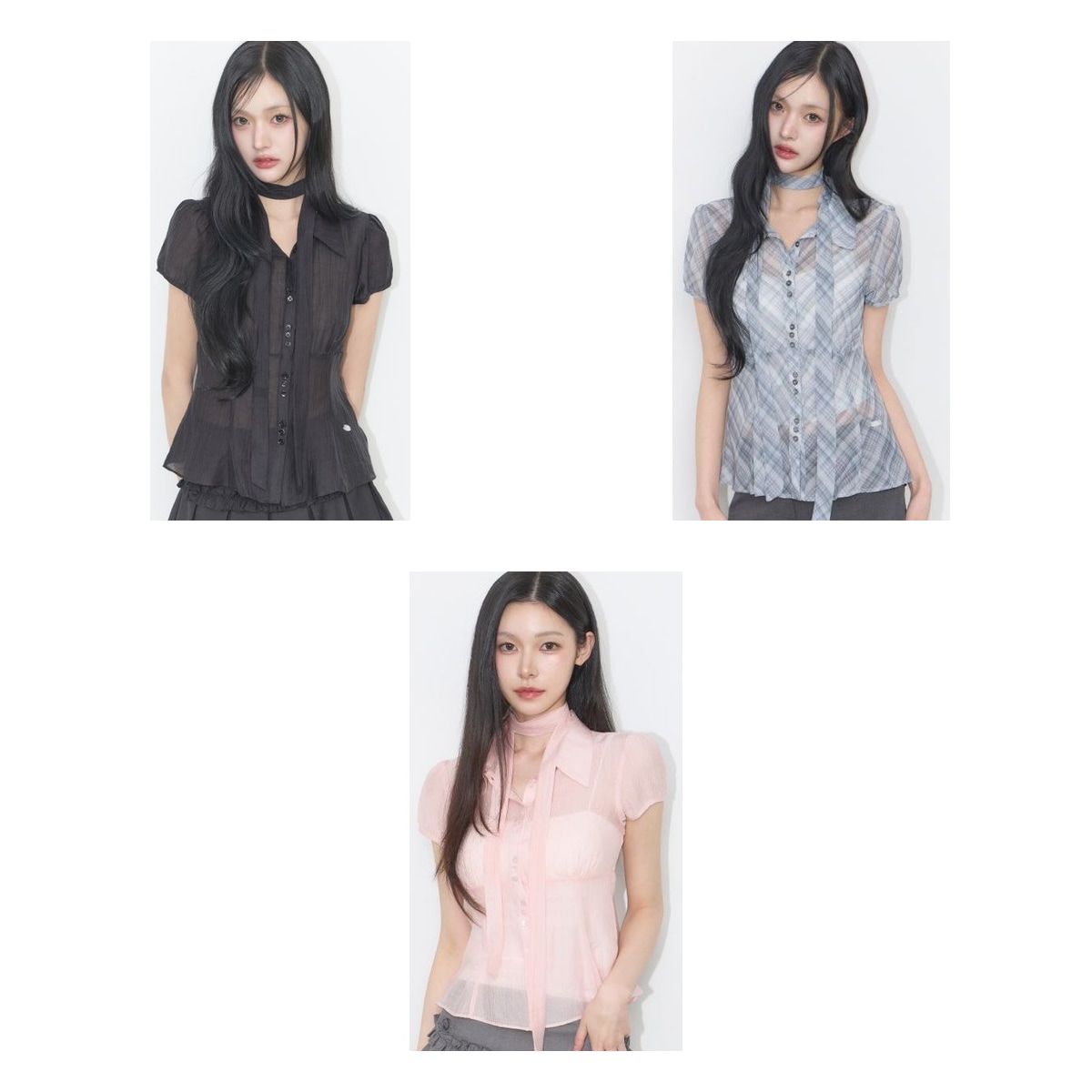 【ILLIGO】 Flare Puff Blouse 3色 正規品