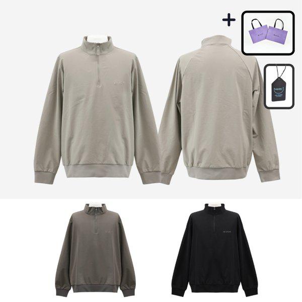 ラゴ ハーフジップ スウェットシャツ 長袖 Tシャツ 男性 メンズ [デパート新商品/AS可能]