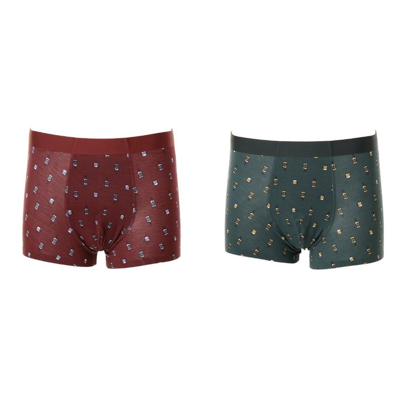 []VMP7270H モーダル スパン 接着 剤 ボトル プリント 男性 四角 ドローストリング パンツ