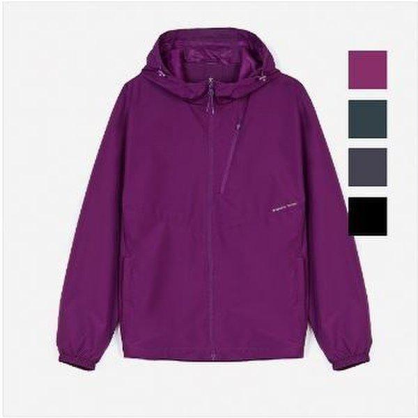 共用斜線ポケットウィンドブレーカージャンパー(NUL706)-KG