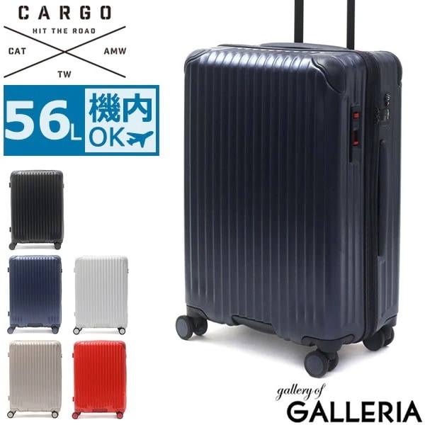 正規品2年保証カーゴ スーツケース CARGO Mサイズ キャリーケース AiR STAND トリオ TRIO ファスナー 軽量 TSA 56L 3泊 4泊 5泊 ダブルキャスター CAT635S