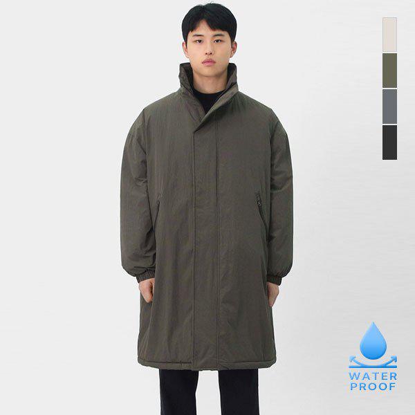 メンズ冬オーバーフィットハイネックライトウォーム野上パディングコートSRAT141