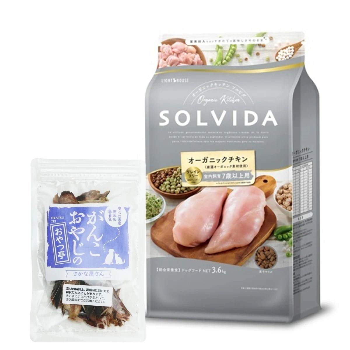 ドッグフード グレインフリー チキン 室内飼育7歳以上用 3.6kg【お試し国産お魚おやつ約20g付き】