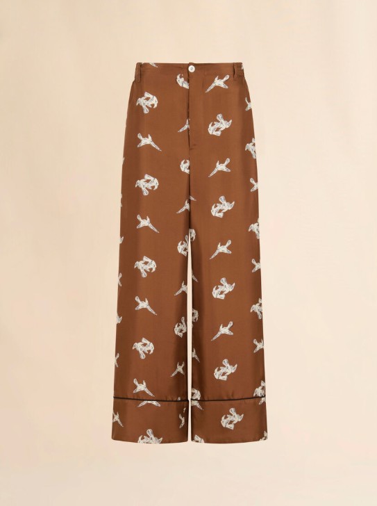 MARNI Women Straight Pants PAMA0335I0UTSG38 RAM29 MAROON