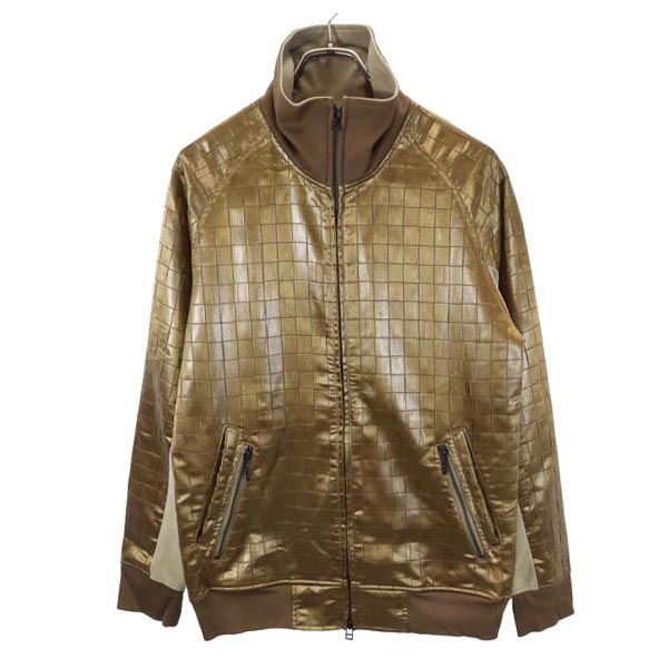 日本製 ジップジャケット 2 ブラウン系 デザイン メンズ