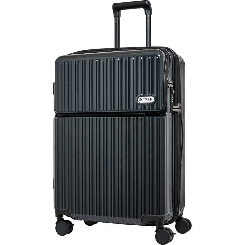 OUTDOOR　スーツケース 71L(81L) 約1週間 ［TSAロック搭載］ インクブラック　OD-0890-63N-IBK