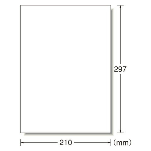 PPCラベル A4ノーカット/500入 （28762） 19,752円