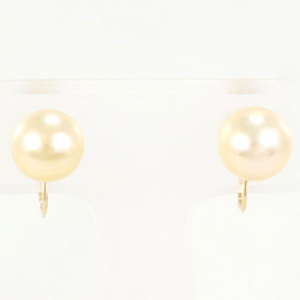 K18 18金 YG イエローゴールド イヤリング パール 総重量約2.2g ジュエリー 中古