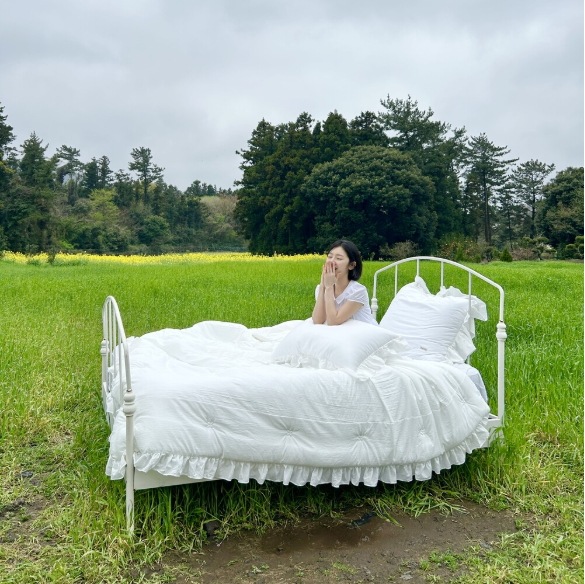 夏用！ふわふわ掛け布団　モダン