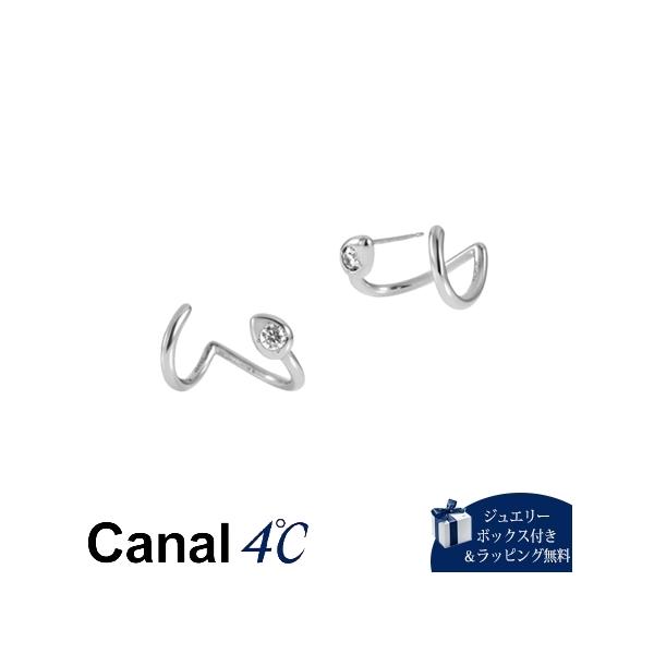 Canal 4℃ アクセサリー 【Jewel Flow】 シルバー ピアス キュービックジルコニア