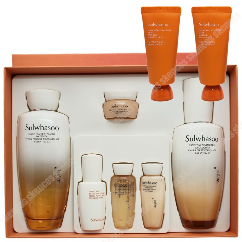 滋陰((ジャウム/자음)2種企画セット/滋陰水150ml+滋陰乳液125ml+トラベルキットサンプル+與潤(ヨユン)パック/オーバーナイト 2EA/70ml