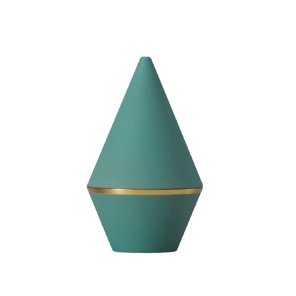 星の結晶 グリーン ミニ骨壺