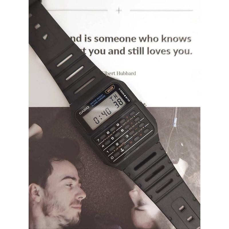 電卓時計 データバンク メンズ 腕時計 ウレタンバンド デジタル腕時計