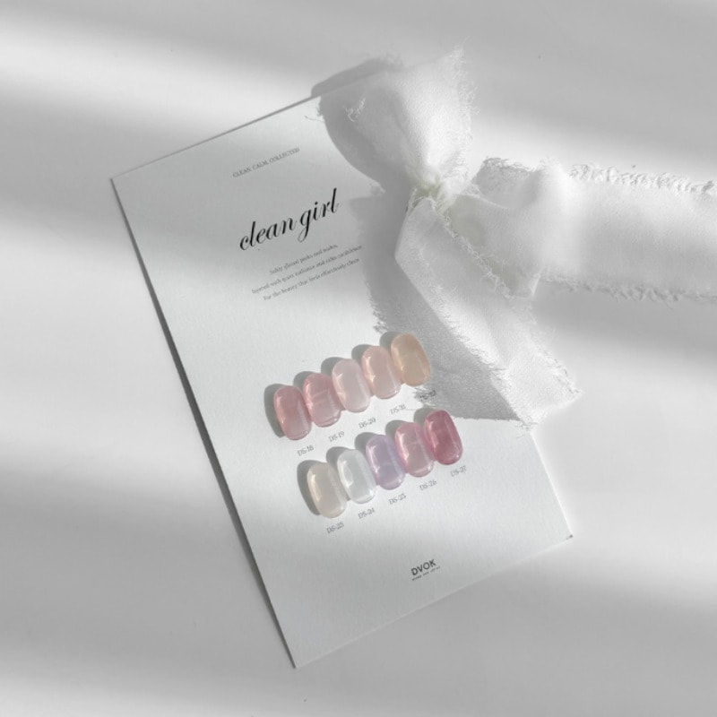 DVOK / Clean Girl Syrup gel 10 Set / Nail