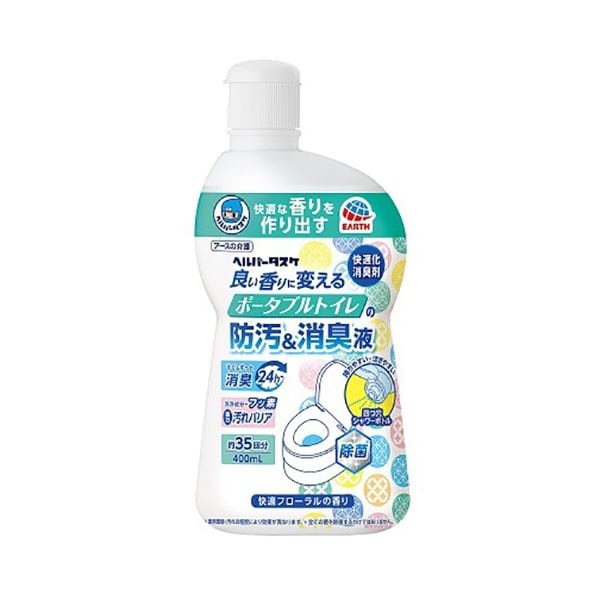 （まとめ） アース製薬 良い香りにかえるポータブルトイレの防汚消臭液 [x5セット]