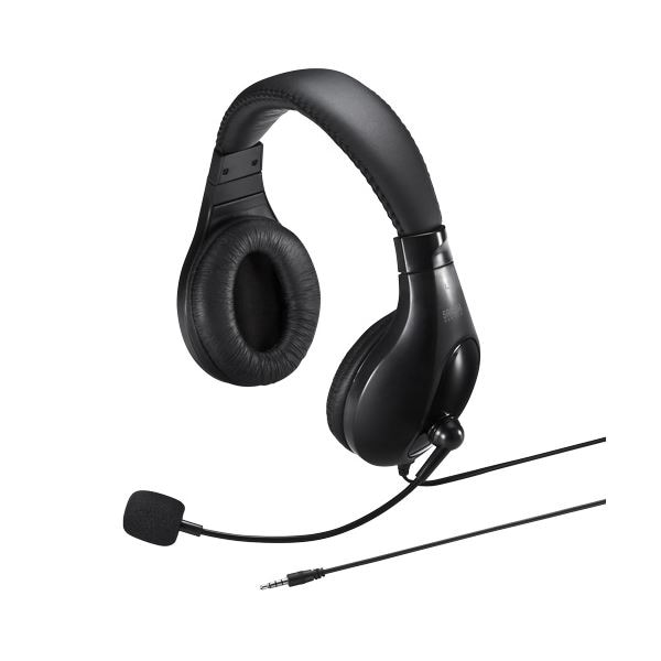 (まとめ)サンワサプライ 4極対応ヘッドセット MM-HS401BK(×2セット) 6,298円