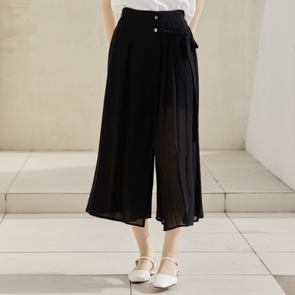 (リアーナニューヨーク) シフォンプリーツスカートパンツ RSFQPT990