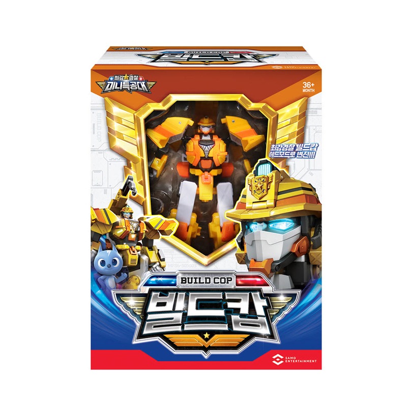 最強警察 ミニ特攻隊 ヘッドカップ ビルドカップ 1個 ヒーロー 警察 装備 アイテム 玩具 ギフト