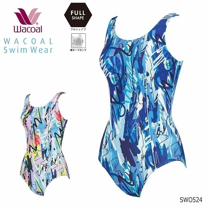ワコール スイムウェア フルシェイプタイプ ワンピース水着 ギフト SWO524 【F】